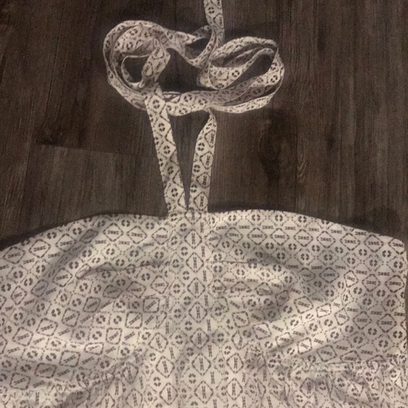 🧞♀️MADEWELL🧞♀️SILK CONVERSION HALTER DRESS - Picture 6 of 8